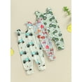 Infant Baby Boy Girl Romper Western Clothes Animal Print Sleeveless