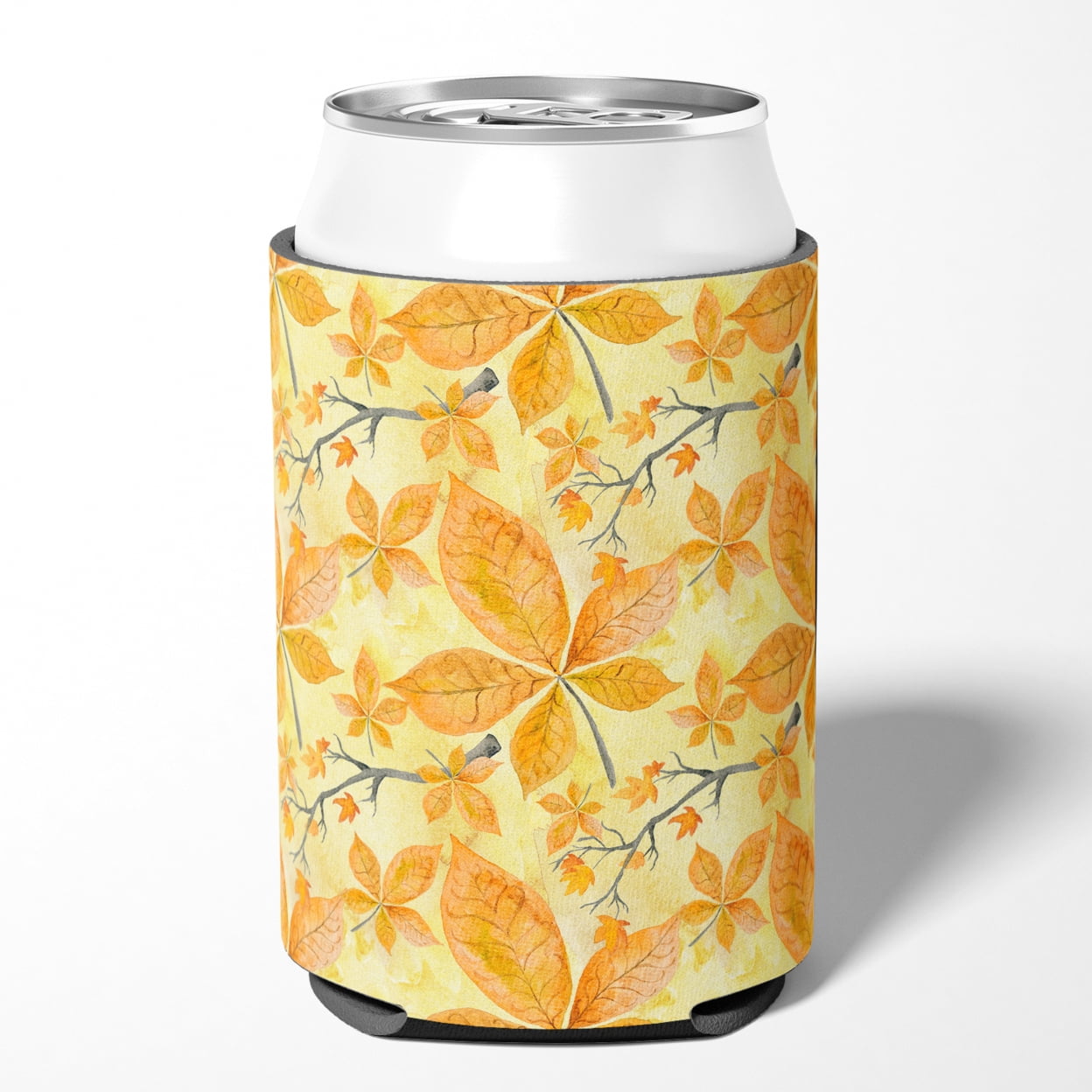Fall Leaves and Branches Can or Bottle Hugger