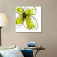 thumbnail image 4 of Great Big Canvas "Green Liquid Floral Four"  by Jan Weiss Yellow White   Wrapped Canvas Print Wall Artwork, 4 of 7