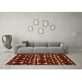 thumbnail image 3 of Ahgly Company Indoor Square Abstract Brown Modern Area Rugs, 4' Square, 3 of 4