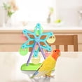 thumbnail image 6 of Pet Supplies Colorful Ferris Wheel Food Container Parrots Feeding Toy Training Supplies with Cups, 6 of 8