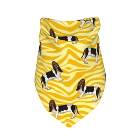 Small Medium Large Dog Bandanas Boy Girl - Beagle Dog funny Soft Adjustable Cat Dog Apparel & Accessories Boy Girl Dog Scarf Handkerchiefs Triangle Bibs for Girl Boy