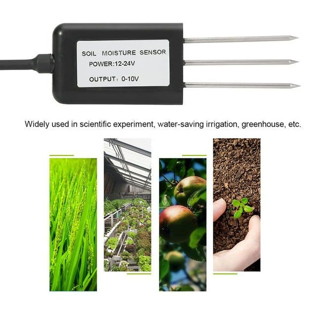 Temperature Humidity Sensor, Accurate Soil Moisture Sensor Upgraded Gardening Kit Humidity for Farms for Plant Care