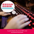 thumbnail image 3 of OULII 28Set Pink Pbt Key Color Caps for Mechanical Keyboard Manual Striking Comfort, 3 of 8