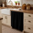 thumbnail image 2 of Black Cabinet Curtains for Kitchen 35"W x 35"L, Solid Color Laundry Sink Cabinets Magic Tape Short Curtain Privacy Panel for Bathroom Vanity Cabinets, 2 of 9