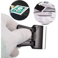 thumbnail image 2 of 1.5inch Mini Metal Razor Scraper with 10 Carbon Razor Blades, Putty Knife Set Removing Glue, Stain, Vinyl, Labels, Stickers, Decals, Pack of 2, 2 of 5