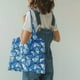 thumbnail image 4 of Bolsa de compras plegable grande para mujer, bolso de viaje de moda, bolso Oxford de supermercado, bolsas ecológicas portátiles de nailon y elastano., 4 of 6