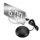 thumbnail image 1 of Reloj despertador con vibración fuerte para personas con sueño pesado, adultos sordos, reloj digital con espejo y vibrador de cama., 1 of 4