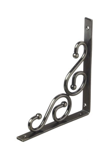 Support de tablette décoratif 7 po x 8 po 1 pièce Les supports de tablettes sont idéals pour le placard, le garage, le cabanon et pour tout besoin en matière d'étagère.