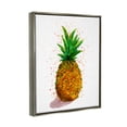 thumbnail image 3 of Speckled Pineapple Tropical Fruit Food & Beverage Graphic Art Luster Gray Framed Art Print Wall Art, 3 of 6