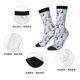 thumbnail image 5 of Fotbe Sailboats And Seagulls Calcetas Largas con Estampado para Hombre y Mujer – Calcetas de Compresión Transpirables y Elásticas, Viajar y Uso Diario Talla 5-11, 5 of 6