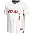 thumbnail image 2 of Men's GameDay Greats #1 White Arkansas Razorbacks Lightweight Baseball Jersey, 2 of 4
