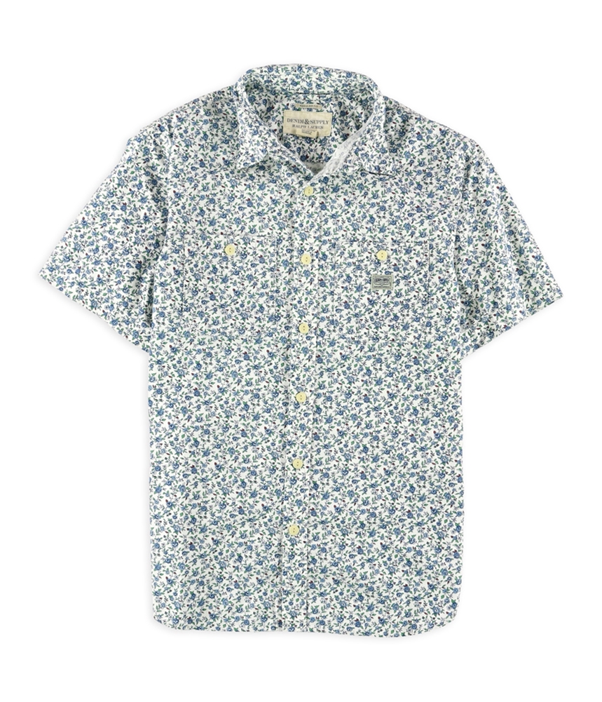 Ralph Lauren Mens Floral Slub Button Up 