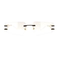 thumbnail image 2 of Luxurious Rimless Geometric Metal Frame Designer Style Sunglasses Gold Clear, 2 of 4