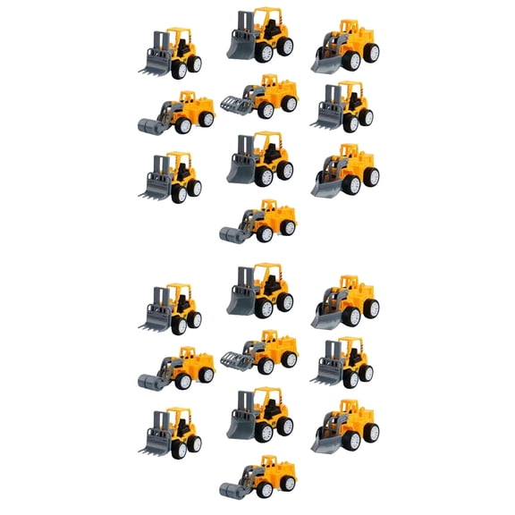 unbranded 20 pcs  Mini Construction Engineering Trucks Pull Back Car Toys for Children