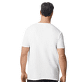 thumbnail image 3 of Gildan Men's V-Neck Short Sleeve T-Shirt Softstyle Casual Shirt, S Size, White Color Tees, Single Pack, 3 of 5