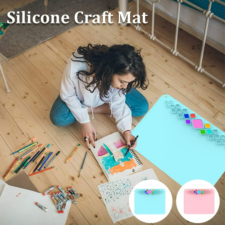 Silicone Craft Mat, 20 Inch X 16 Inch Silicone Painting Mat For