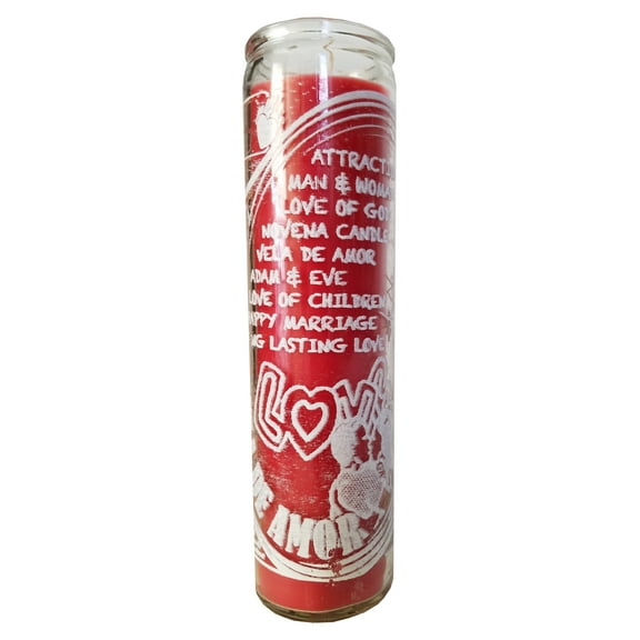 Love Red Devotional Candle