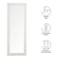 thumbnail image 3 of Modway Emmeline Scalloped Rectangle Floor Mirror, 3 of 8