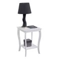 thumbnail image 4 of Convenience Concepts American Heritage Square Sofa & Couch End Table, White, 4 of 7