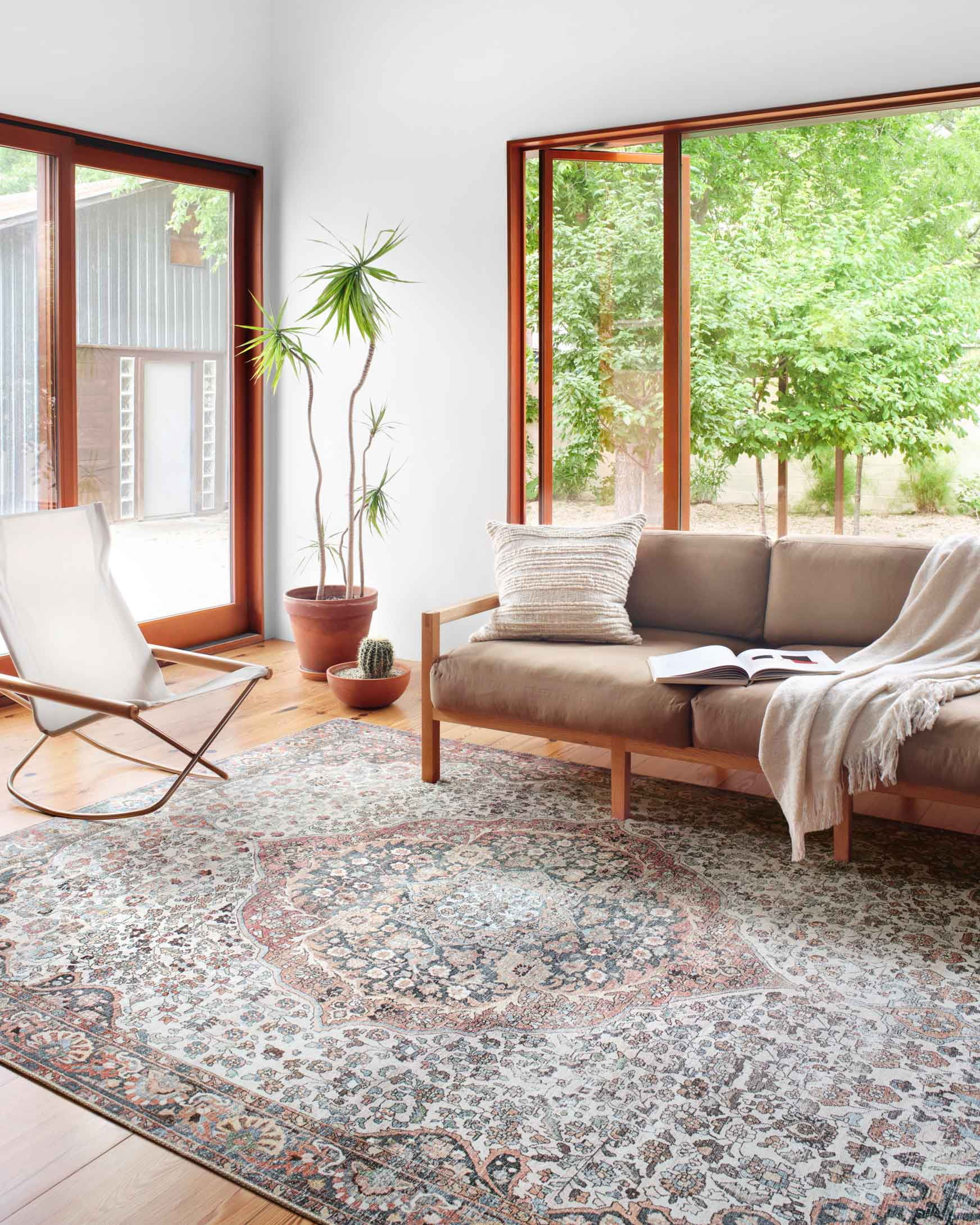 Loloi Wynter Red / Multi 2'-3" x 3'-9" Accent Rug