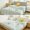 thumbnail image 3 of Premium Washed Cotton Air Conditioner Comforter, Soft Lightweight Summer Cool Quilt, Machine Washable Thin Bed Cover, Durable Breathable Bedding for Bedroom, Dorm & Home All Summer Long, J, 3 of 6