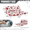 thumbnail image 7 of Yuyamidu Cherry RV Dinette Cushion Covers Booth Set Bow Camper Cushions Cover Red Heart RV Couch Covers 2 Pcs Valentine's Day Camper Dinette Seat Covers for Travel Trailer Couch, 7 of 7