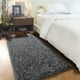 thumbnail image 3 of Alfombra PAGISOFE moderna de felpa gris suave de 2 x 4 pies para dormitorio, 3 of 8