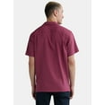 thumbnail image 3 of George Men's & Big Men's Microfiber Button Up Shirt with Short Sleeves, Sizes S-3XL, 3 of 5