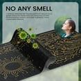 thumbnail image 3 of Felt Desk Mat, XXL Large Mouse Pad Desk Pad, Gaming Mousepad, Non-Slip Base, No Any Smell Desk Protector Cover Mat for Computer Keyboard Work Game Office Home-Gold Chip, 3 of 6