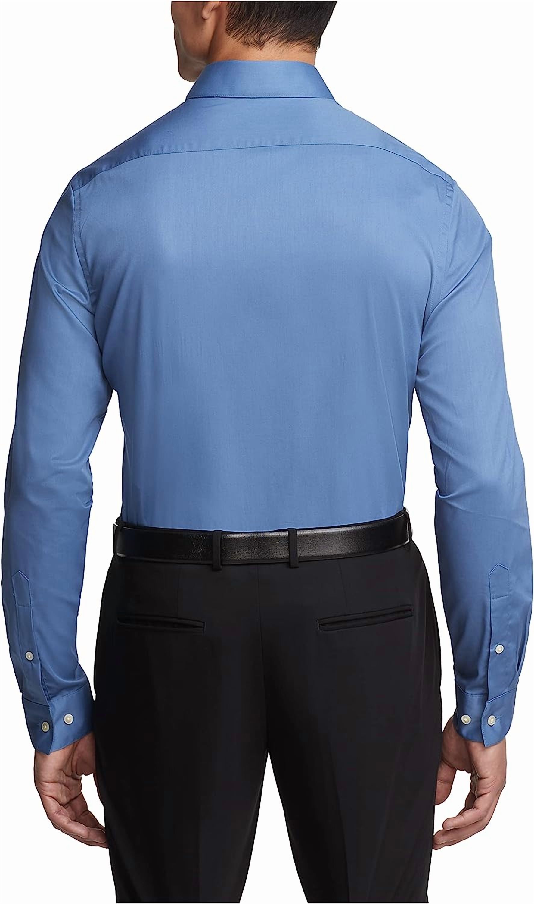 Van Heusen Herren Hemd Regular Fit Mit Flex-Kragen & Stretch – Faltenfrei, Langarm, Für Business