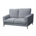 thumbnail image 2 of Benjara Jake 3 Piece Sofa, Loveseat, and Chair Living Room Set, Gray Chenille-Color:GrayMaterial, 2 of 5