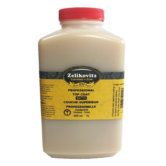 Acrylic Leather Sheen Top Coat Satin 32 oz Leather Finish Sealant