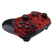 Red Skulls Switch Pro Wireless Custom Controller Soft Touch Finish Unique Design
