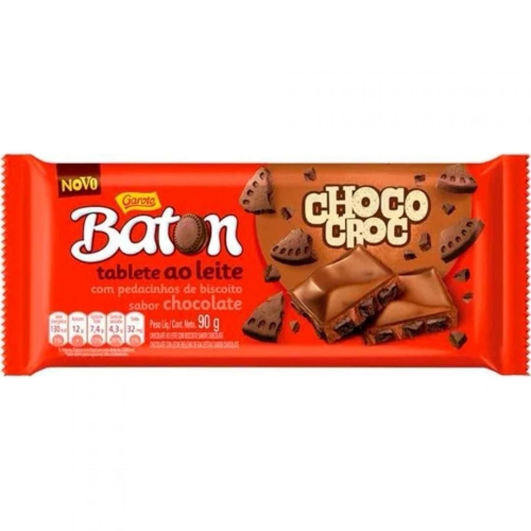 Garoto Baton Milk Chocolate w/Chocolate Cookies