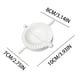 thumbnail image 2 of Molde para hacer bolas de masa manual | Prensa de plástico | 8cm de diámetro | Herramienta de doblar y sellar para albóndigas, ravioles, pasteles, bolsillos para frutas | Gadget de cocina fácil de, 2 of 6