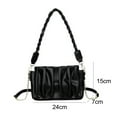 thumbnail image 2 of Bolso bandolera de un solo hombro con correas desmontables negro, 2 of 5