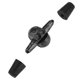 thumbnail image 4 of Nuevo peso, accesorios para herramientas de aparejos de pesca, fregadero de pesca negro (B9(4,0g）), 4 of 8