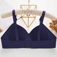 thumbnail image 5 of CLOISE Bras for Women No Underwire Push up Full Coverage Padded Everyday Bra with Sagging Breasts Dark Blue M-2XL, 5 of 6