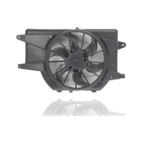 Dual Radiator and Condenser Fan Assembly - Pacific Best Inc. Fit/For 620850 02-05 Saturn Vue 3.0L - 22674667