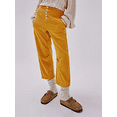 thumbnail image 2 of SUNSIOM Women Autumn Casual Corduroy Pants Solid Color Button Straight Leg Pants with 2 Pockets, 2 of 6