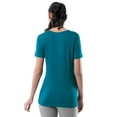 thumbnail image 3 of Athletic Works Women's Core Active Short Sleeve V-Neck T-Shirt, Sizes XS-3X, 3 of 5