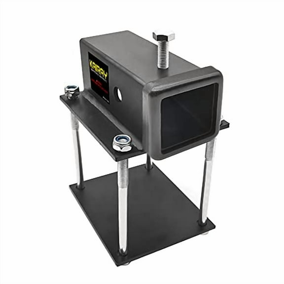 KAIRAY RV Bumper Bike Rack Cargo Carrier Hitch Receiver Adapter for 4 inch to 4.5 inch Beams 2 inch Receiver Opening