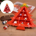 thumbnail image 2 of DIY Wooden Christmas Tree Desktop Ornament for Kids Holiday Craft Project Festive Home and Window Display Decoration, 2 of 6