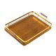 thumbnail image 2 of Bandeja rectangular con asas dobles para postres, estilo retro, organizador de almacenamiento de alimentos para barbacoa, bodas, hogar, cocina, cenas 40 cm x 30 cm x 65 cm, 2 of 9