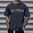 thumbnail image 4 of Sngxgn Men's Short Sleeve T-Shirt Performance Activewear(Navy,XXXL), 4 of 4