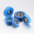 thumbnail image 5 of Unique Bargains PU Pulley Roller Bearing 8x28x10mm Polyurethane Coated Guide Wheel for Industrial, Blue, 5 of 5