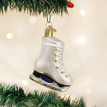 old world christmas ice skate glass blown ornament old world christmas ice skate glass blown ornament