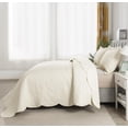 thumbnail image 3 of Juego de Ropa de Cama HoneiLife Queen Microfibra 3 Piezas Beige, 3 of 8