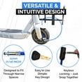 thumbnail image 4 of DocksLocks 5ft Security Cable with Key Lock - Weatherproof, Anti-Theft, Heavy Duty Protection for Kayaks, Bikes, Paddleboards - 0.9 lbs, 4 of 11